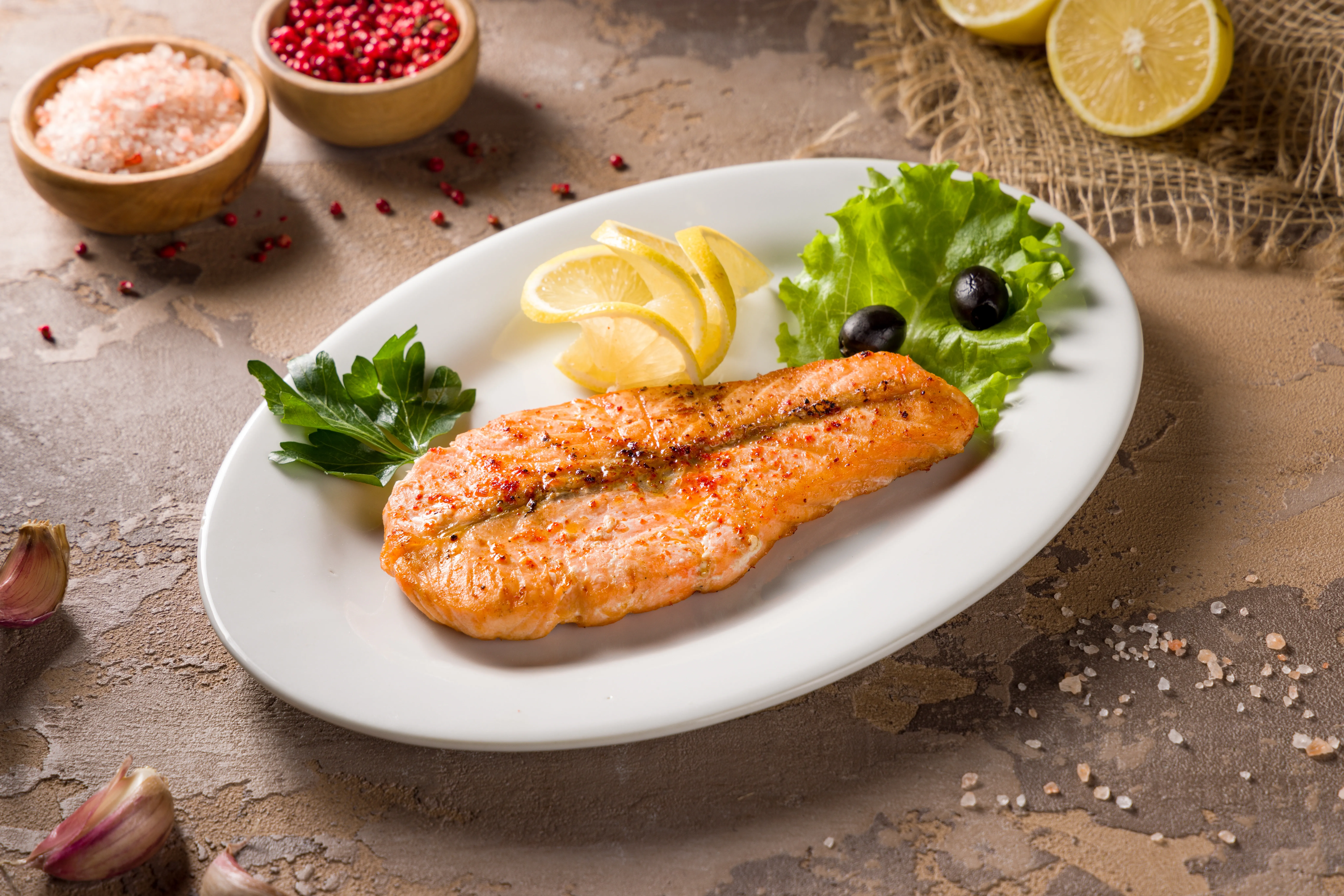 Стейк из семги (вариант)